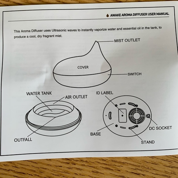 Awake essential oil diffuser ▪️ - Picture 6 of 7